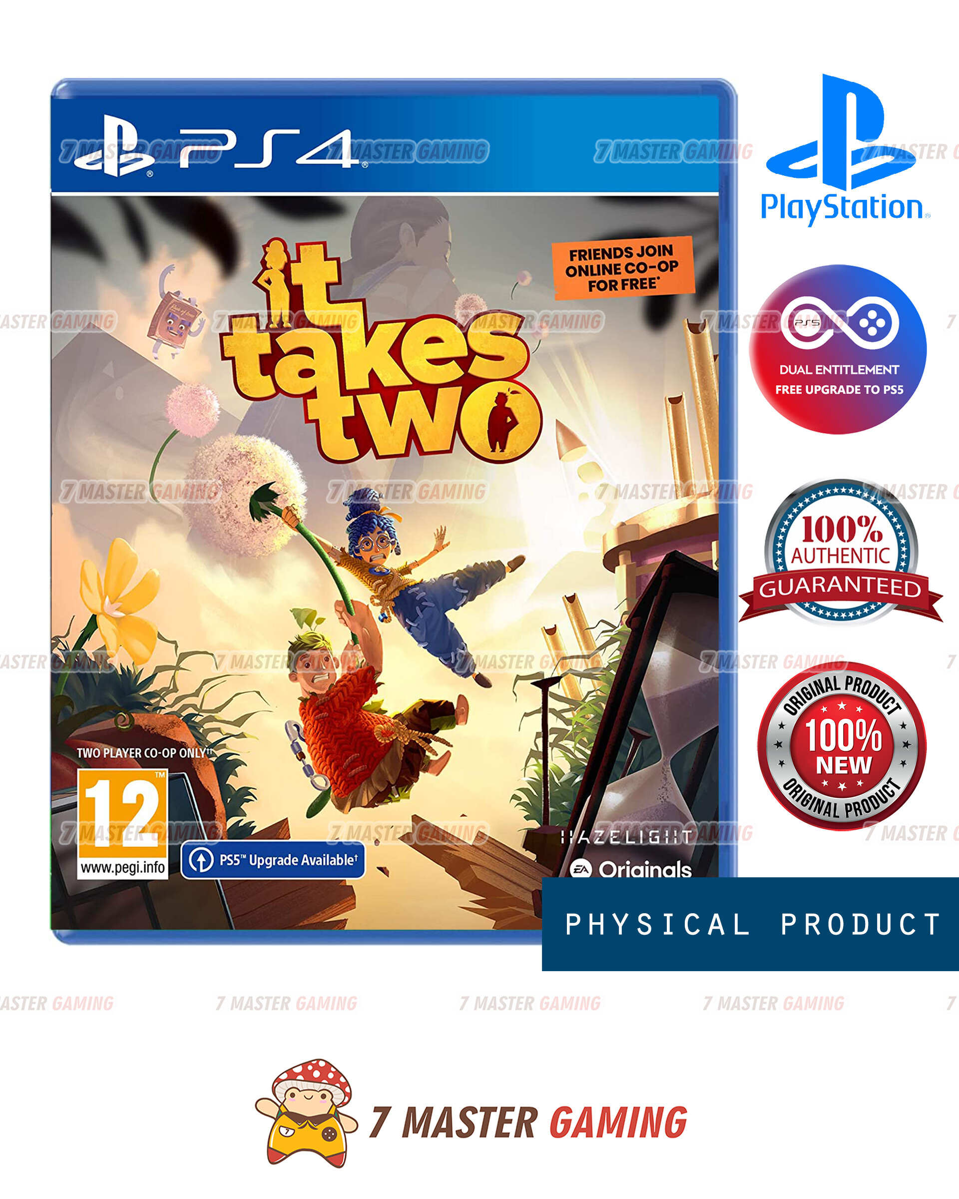 It Takes Two English or Chinese PS4 Playstation Free