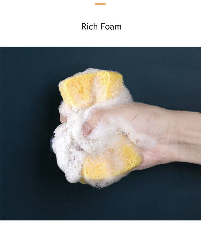 Miếng Bọt Biển Cotton Dạng Bột Gỗ Tầm Nhìn Miếng Bọt Biển Lau Rửa Chén Miếng Bọt Biển Lau Ma Thuật Nồi Lau Nhà Bếp Dụng Cụ Khử Nhiễm Và Thấm Nước Vải Làm Sạch