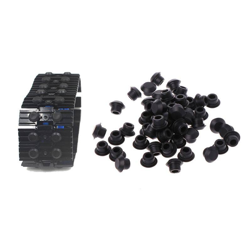 50PCS Bulk Technic Part Rubber Stopper Chain link Grip Caterpillar