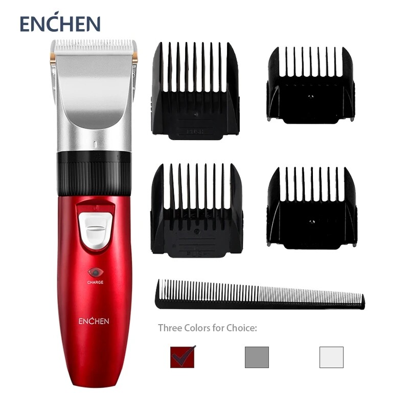 Enchen bộ tông đơ cắt tóc điện cho nam máy cắt tóc không dây chuyên nghiệp tông đơ sạc usb máy cắt tóc cho thợ cắt tóc