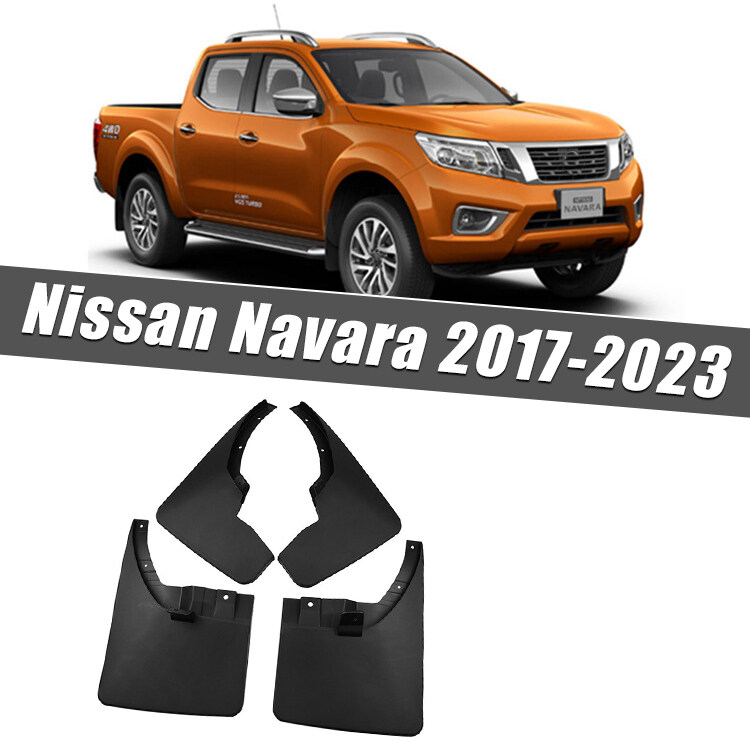 NAVARA Mudflaps,4 Pack Automotive Car Mudguard Splash Guard For Nissan