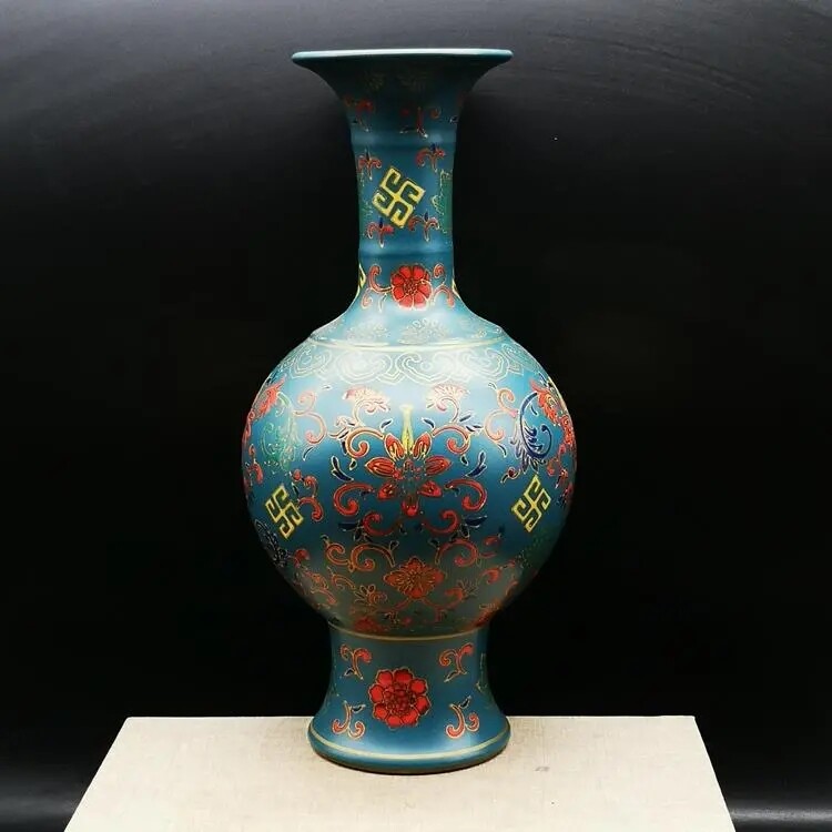 Cổ Hoàng Gia sứ Trung Quốc Bình hoa trang trí bình gốm đồ trang trí nồi jingdezhen Sứ Bình món quà giáng sinh