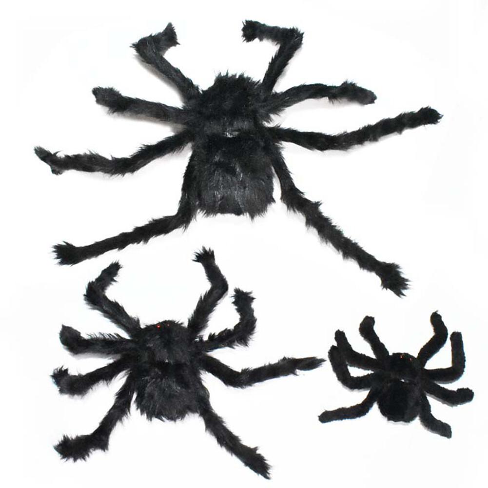 Mạng Nhện Hình Tam Giác Cho Bữa Tiệc Halloween Mạng Nhện Lụa Màu Đen Mô Phỏng Bằng Cotton