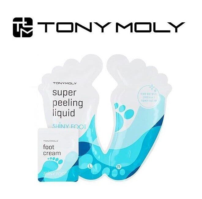 [100% Original] Tony Moly MẶT NẠ TẨY TONYMOLY Shiny Foot Super Peeling Liquid 25ml x 2ea (1 pair)