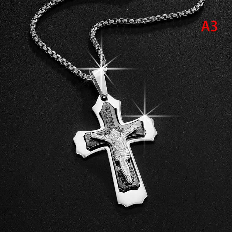 mens country cross necklace