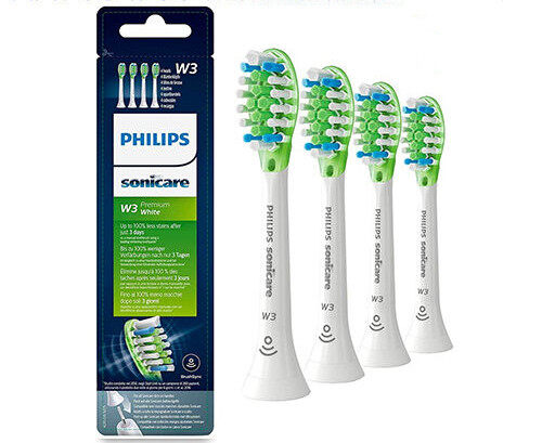 Tương thích với chính hãng Philips Sonicare W3 đầu thay bàn chải đánh răng, hx9064, gói 4