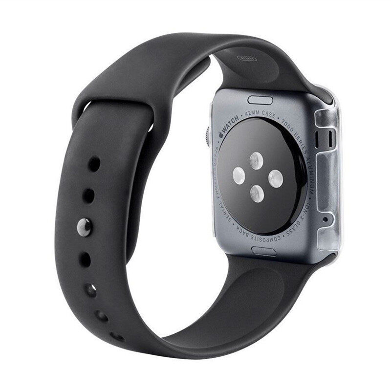 SmartHere] Hard PC Case Cover compatible with Apple Watch 4 40mm 44mm  Protective Clear Case | Lazada Singapore