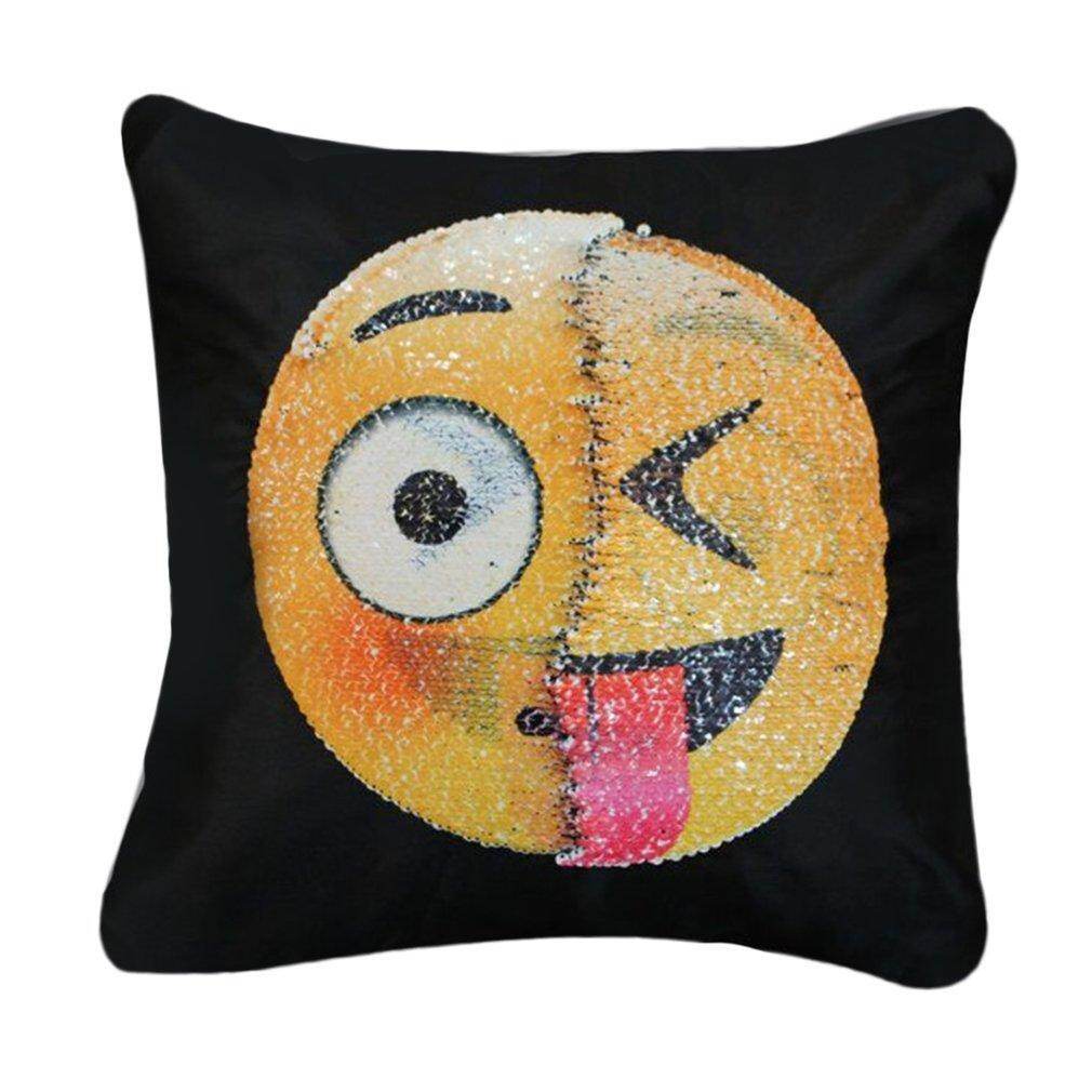 changing emoji pillow