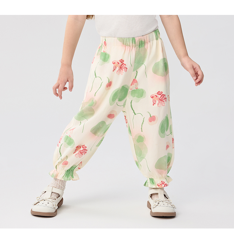 balabala Children Pants For Boy And Girl Summer Antimosquito Pants Little Kids Summer Breathable Outdoor Casual Pants · v4