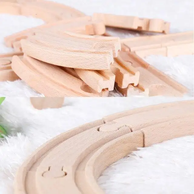 wooden tracks