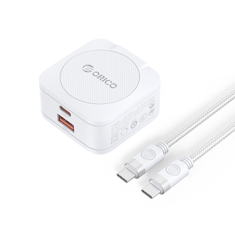 ORICO gan 65W tường bộ sạc sạc nhanh USB PD sạc bộ sạc điện thoại di động loại C với cáp cho iPhone