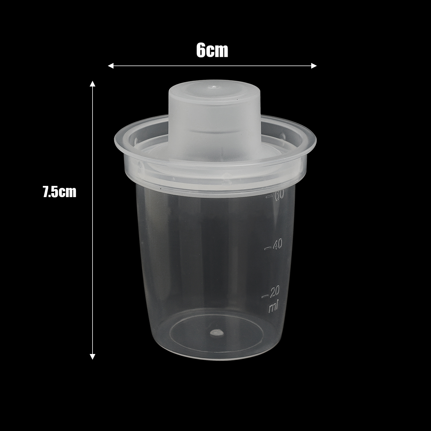5Pcs Easy Travel and Outdoor Baby Milk Powder Box Food Storage Container Moisture-proof and Dust-proof Portable 80ML PP Material