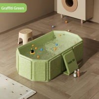 Orzbow Baby Foldable Kids Bathtub for Infants with Non-Slip Base Easy Storage Portable Baby Bath Tub for Kids