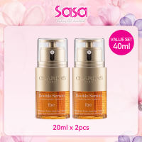 CLARINS Double Serum Eye Global Age‑Control Concentrate Anti‑Aging Firming Brighten Eye Contour (20ml / 20ml x 2)