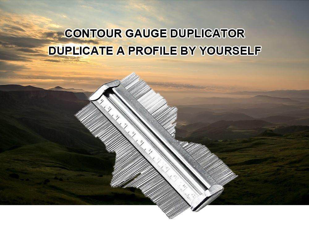 Stainless Steel Contour Profile Gauge Duplicator - Silver 125MM