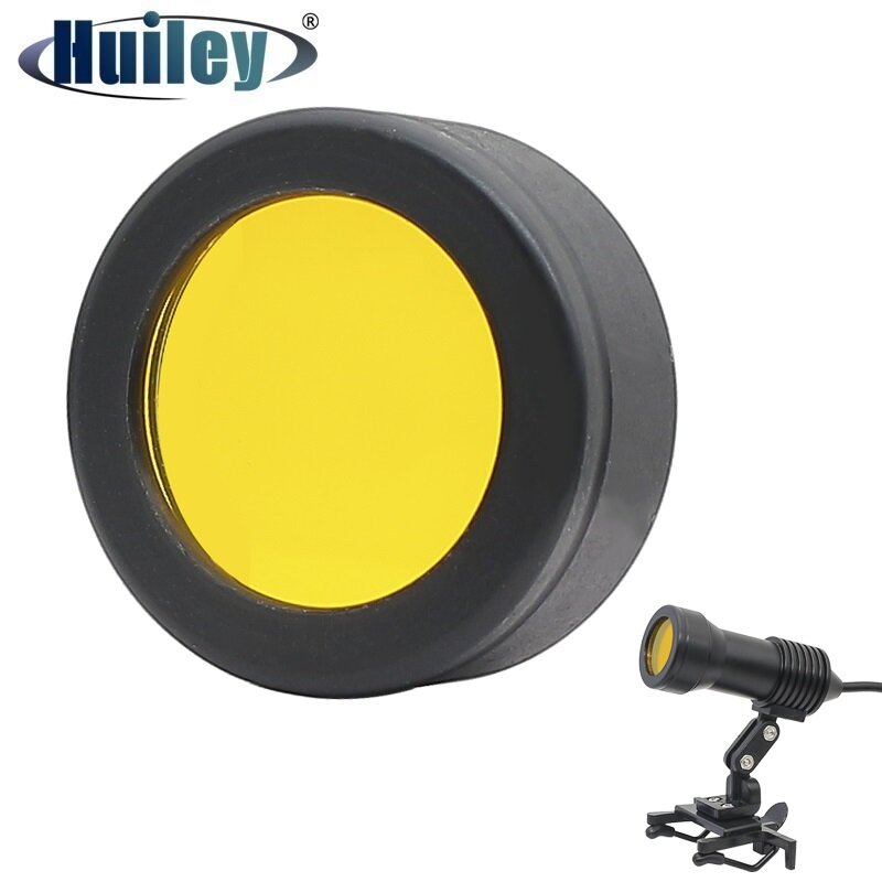 Bộ Lọc, Màu Vàng Màu Sắc Cho LED Đèn Pha Nha Khoa Loupe Y Tế Đầu Ánh Sáng Phẫu Thuật Kính Lúp, Phòng Thí Nghiệm Chiếu Sáng Quang Học Phụ Kiện