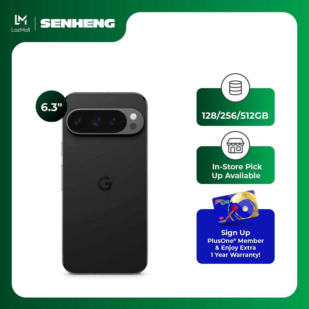 Google Pixel 9 Pro (16GB+128GB / 256GB / 512GB) Smartphone | Google Tensor G4 | 4700 mAh | Fast wireless charging (Qi-certified)