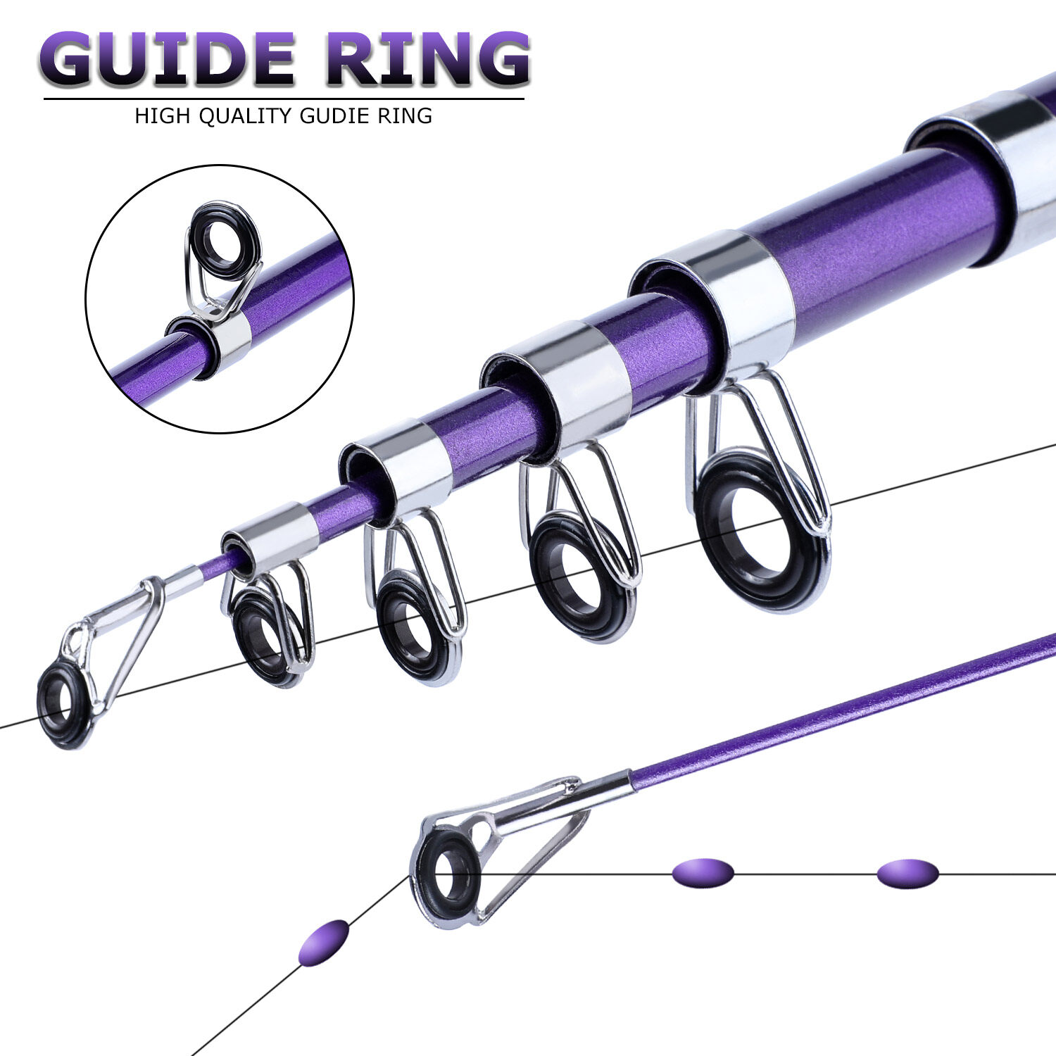 Sougayilang Telescopic Fishing Rod 1.8M-3.3M Xách Tay Fishing Rods Cứng FRP Sợi Carbon Fishing Pole