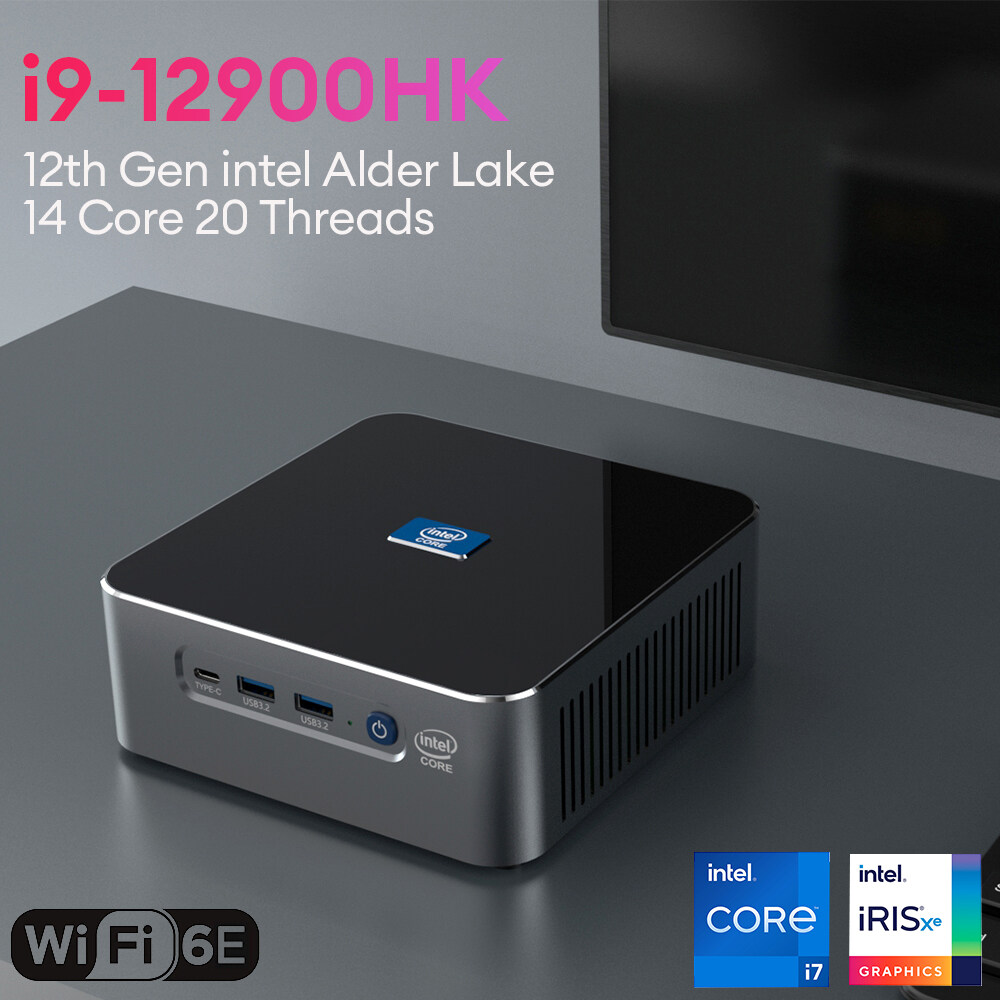 Lazada Philippines - 12th Gen Mini PC Intel Core i9 12900HK i7 1280P 14 Core 20 Threads Windows 11 2*M.2 NVME 2*LAN Gaming PC Desktop Computer S600 WiFi6E