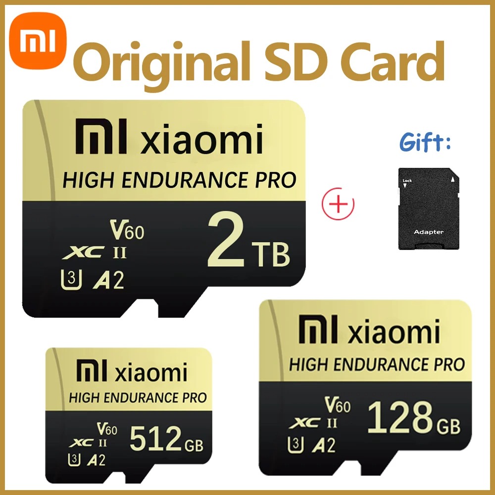 Xiaomi Ultra Micro Mini SD Card 2TB 512GB 1TB Class10 U3 SD Memory Card 128GB 256GB A2 TF Flash Card For Phone Computer ราคา 152 บาท*ส่งฟรี