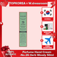 W.dressroom Perfume Hand Cream -No.26 Herb Woody 50ml TOPKOREA Shipping from korea