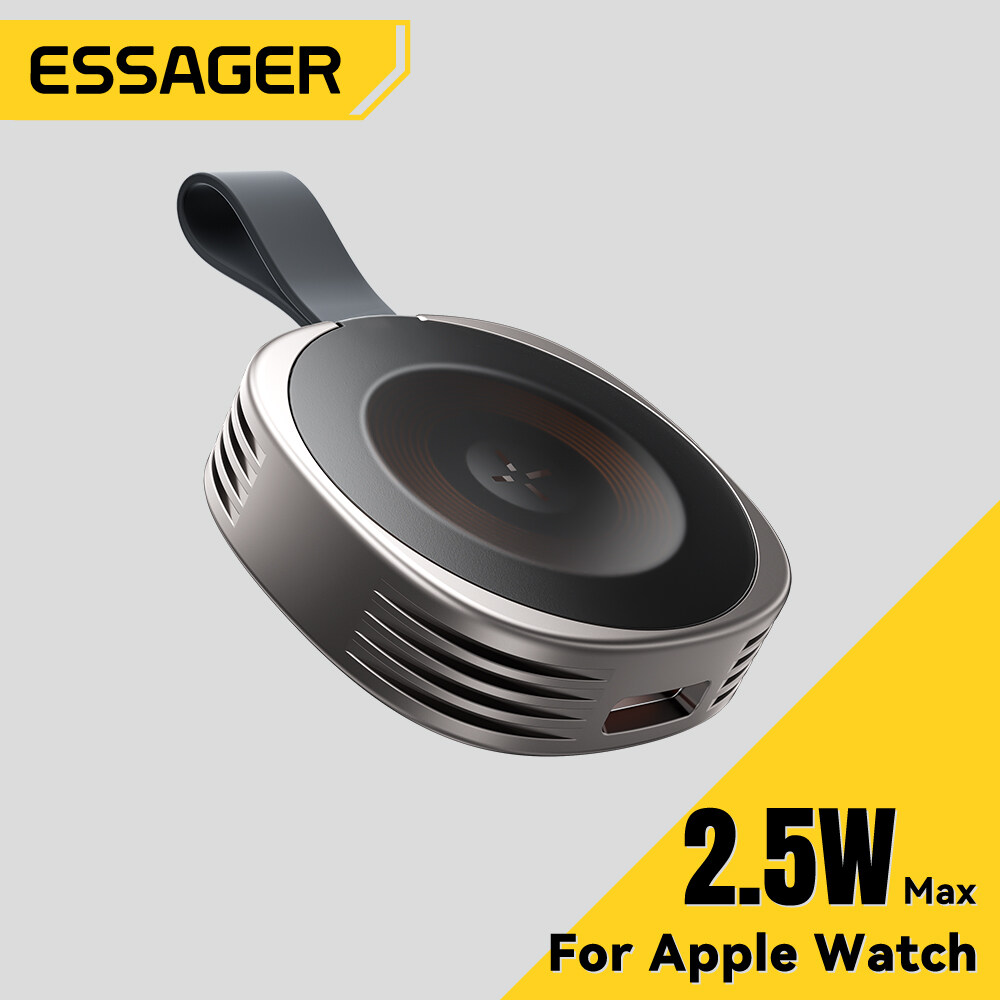 Essager iWatch sạc không dây 5V/2A Đầu vào 2.5W tối đa bảo vệ sạc đồng hồ di động tương thích với lo