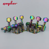 1ชุด GUYKER โครเมี่ยมล็อคลูกบิดตั้งสายกีตาร์จูนเกียร์อัตราส่วน1:18ผลิตในประเทศเกาหลีหกสี