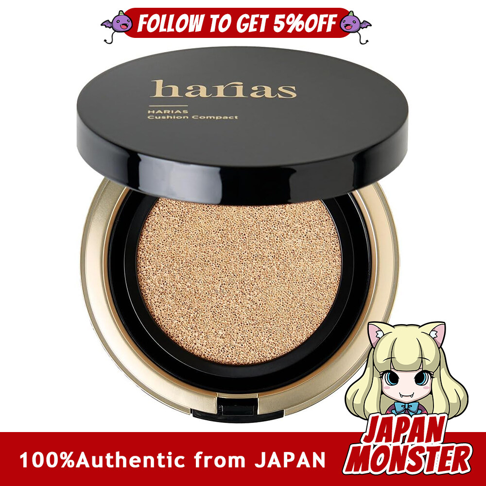 Harias Cushion Compact Cushion Foundation SPF50+ Niacinamide Foundation Popular Ranking High Coverage Neutral Japan