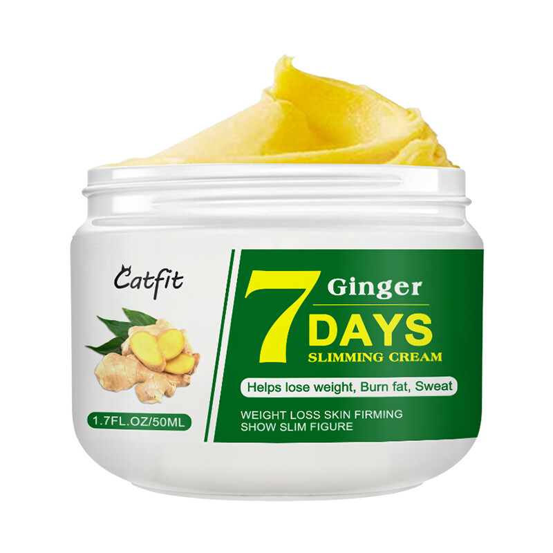 Gambar Catfit Nature Ginger Slimming Cream Accelerates Fat Burning Lotion Anti cellulite Weight Loss Cream Flat abdomen Thinner