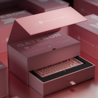GATERON FORT 68 Sakura Collab Limited GT68 Ultra PCB Edition Set Magnetic Jade Sakura Switch Magnetic custom keyboard