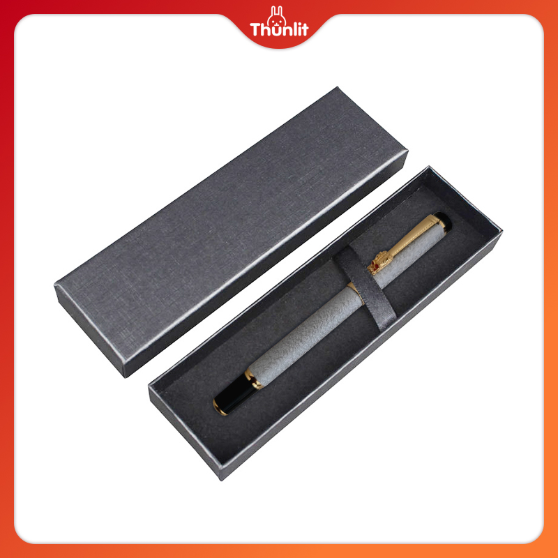 Thunlit Matte Fountain Pen 0.5mm Exquisite Signature Pens 3 Colors Optional Top Gift for Children and Students Office School Supplies Wholesale