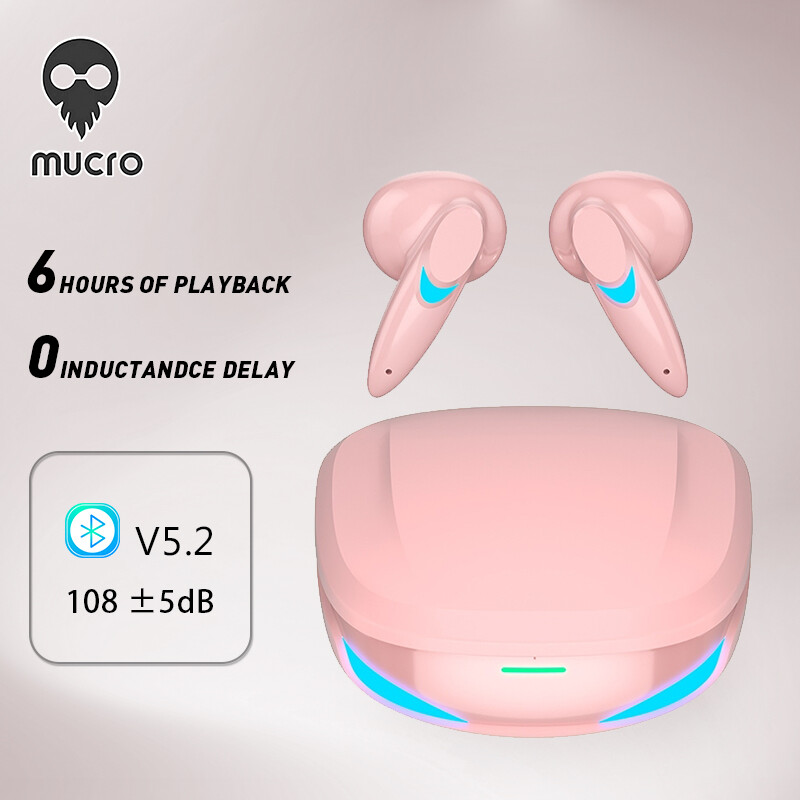 Mucro G10 TWS 5.2 Binaural True Stereo Touch Game Bluetooth Earphone - ยี่ห้อ Mucro ราคา 484 บาท*ส่งฟรี