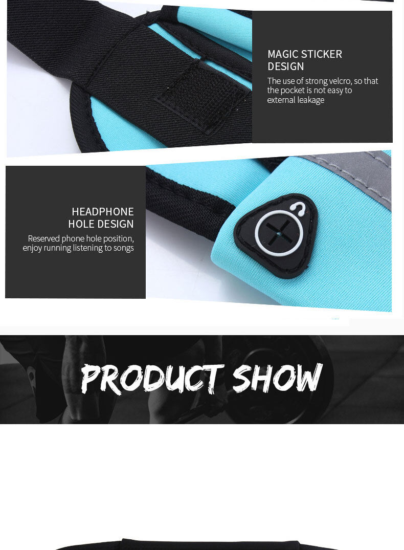 SUPERFLOWER Sports Running Waist Pocket Outdoor Jogging Cycling Waterproof Adjustable Anti-theft Pack Sport Belt_voghion.com