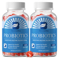 BEWORTHS Probiotic Enzyme Capsules 100 Billion CFU 34 Strains with Prebiotics & Digestive Enzymes for Intestinal Flora Support Digestive Health Longer Lasting Energy For Women & Men