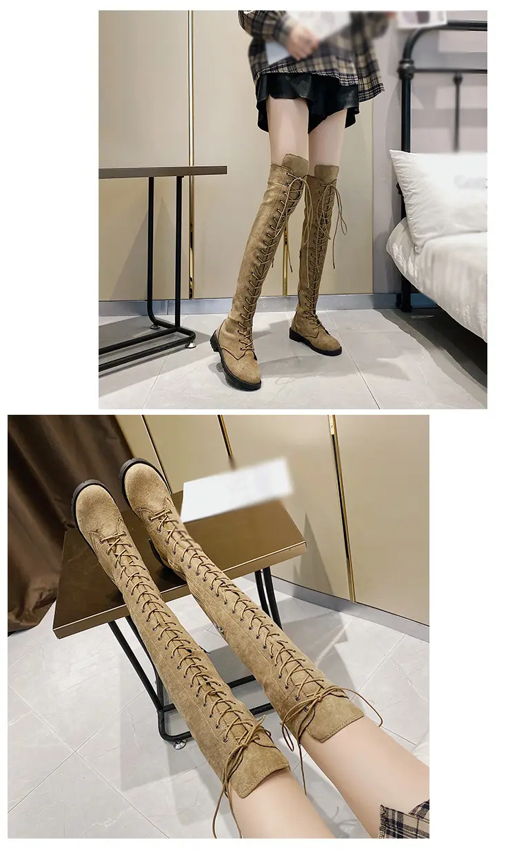 colorful over the knee boots