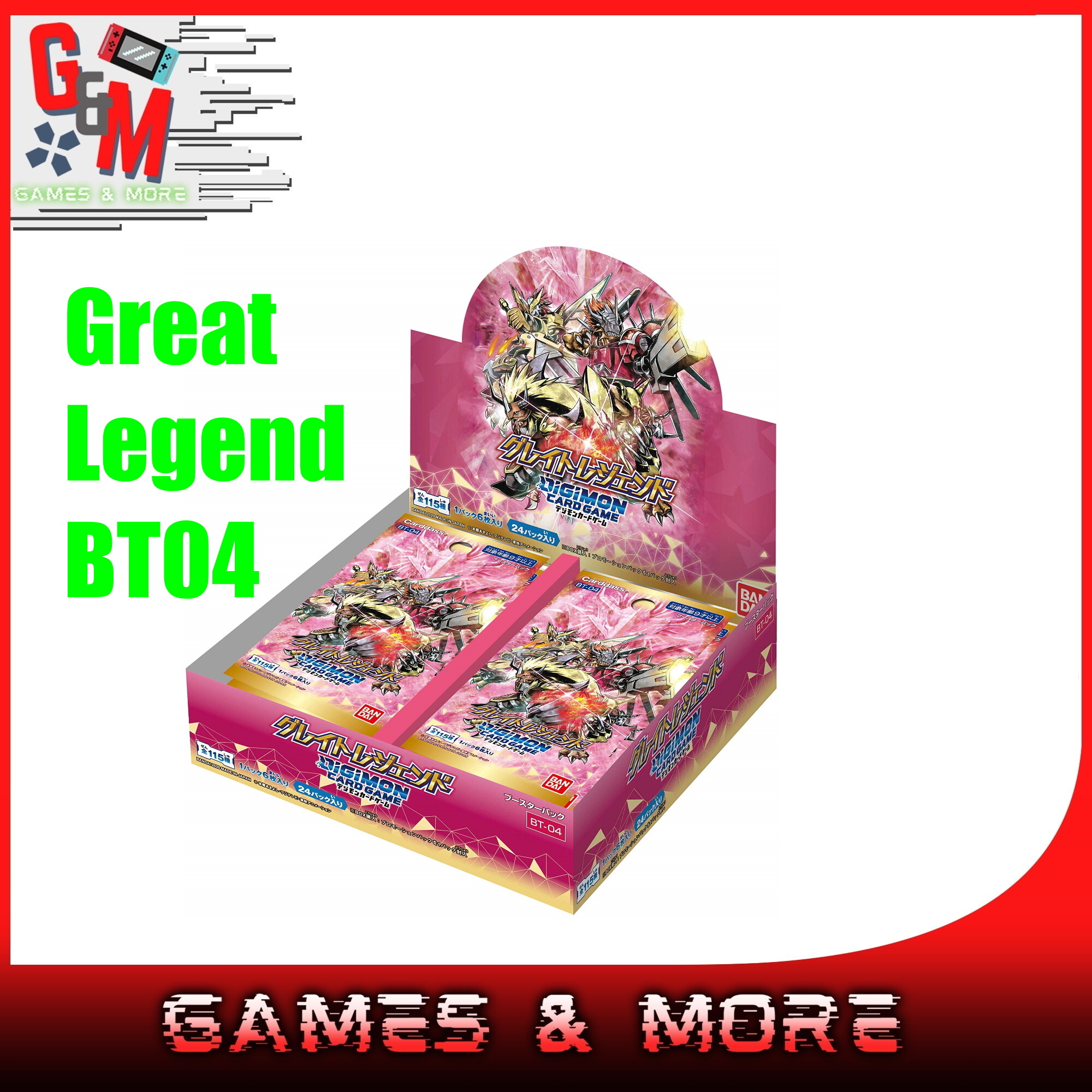 Digimon TCG BT01 New Evolution (BT-01) / BT02 Ultimate Power (BT-02) / BT03 Union Impact (BT-03) / BT04 Great Legend Booster Box (BT-04) (24x Booster Packs) (Japanese Version) - Lazada | Lazada Digimon TCG BT01 New Evolution (BT-01) / BT02 Ultimate Power (BT-02) / BT03 Union Impact (BT-03) / BT04 Great Legend Booster Box (BT-04) (24x Booster Packs) (Japanese Version) - Lazada | Lazada