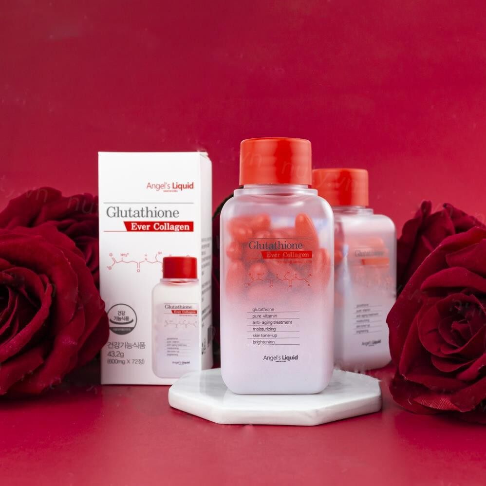 Viên Uống Trắng Da Angle Liquid Glutathione Ever Collagen 7 Day Angle’S Liquid 72V