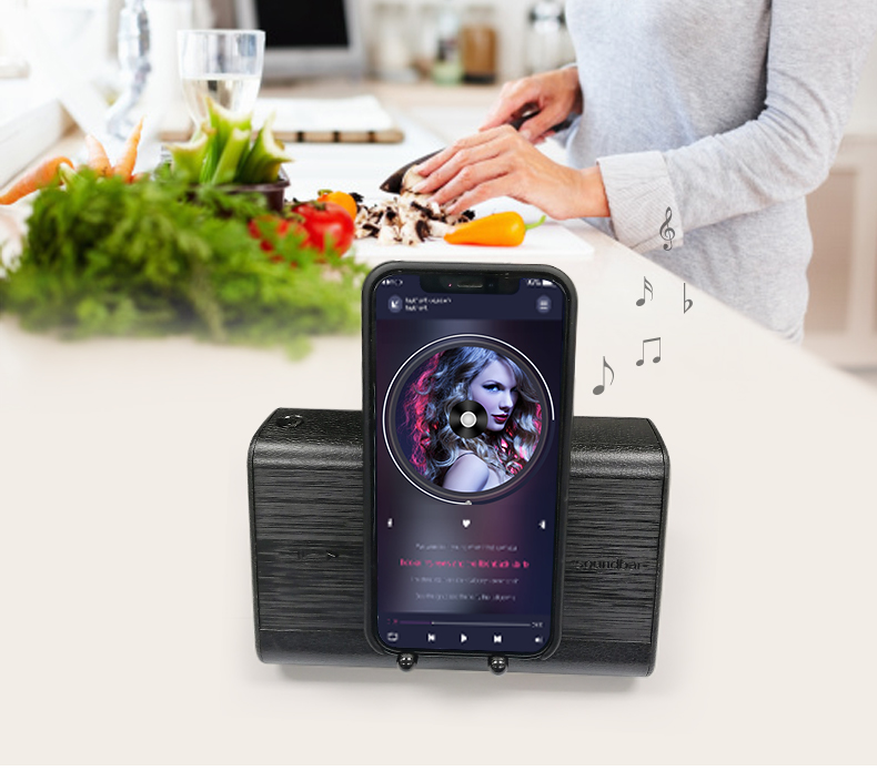 you can play your phone upright
