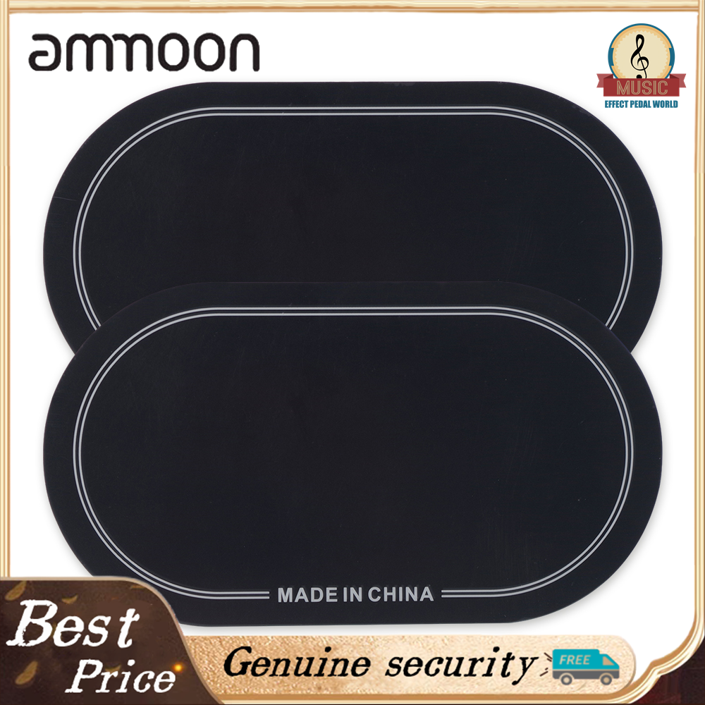 Ammoon Pad Bass chống mài mòn miếng dán đầu trống và miếng vá Bộ gõ đệm trống 2 miếng vá đầu trống huiop miếng vá Bộ gõ trống