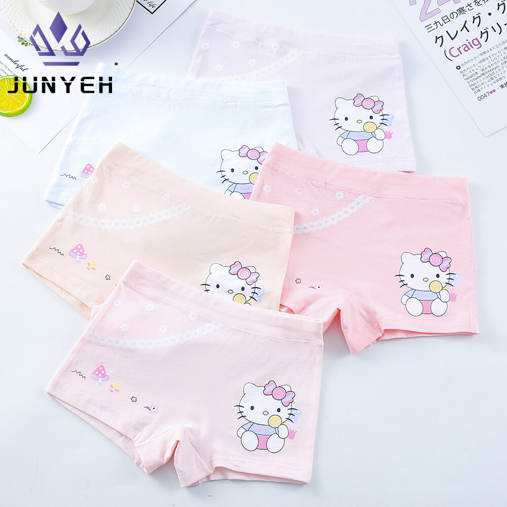 Quần lót trẻ em hoạt hình quần lót quần lót cotton cho bé gái quần đùi cho trẻ em 4-12 tuổi quần lót bán buôn