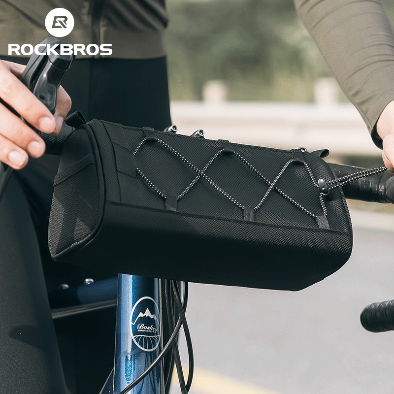 ROCKBROS tay lái xe đạp phía trước túi dung tích lớn xe đạp phía trước túi lưu trữ xách tay túi đeo vai đa mục đích Phụ kiện đi xe đạp