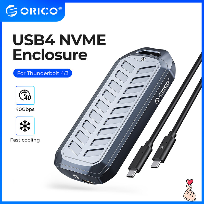 ORICO USB4 NVMe Case 40Gbps M2 SSD Case Compatible with Thunderbolt 3 USB