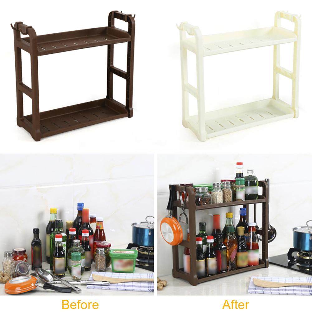 Ready 2tier Kitchen Cabinet Spice Rack Organizer Standing Rack