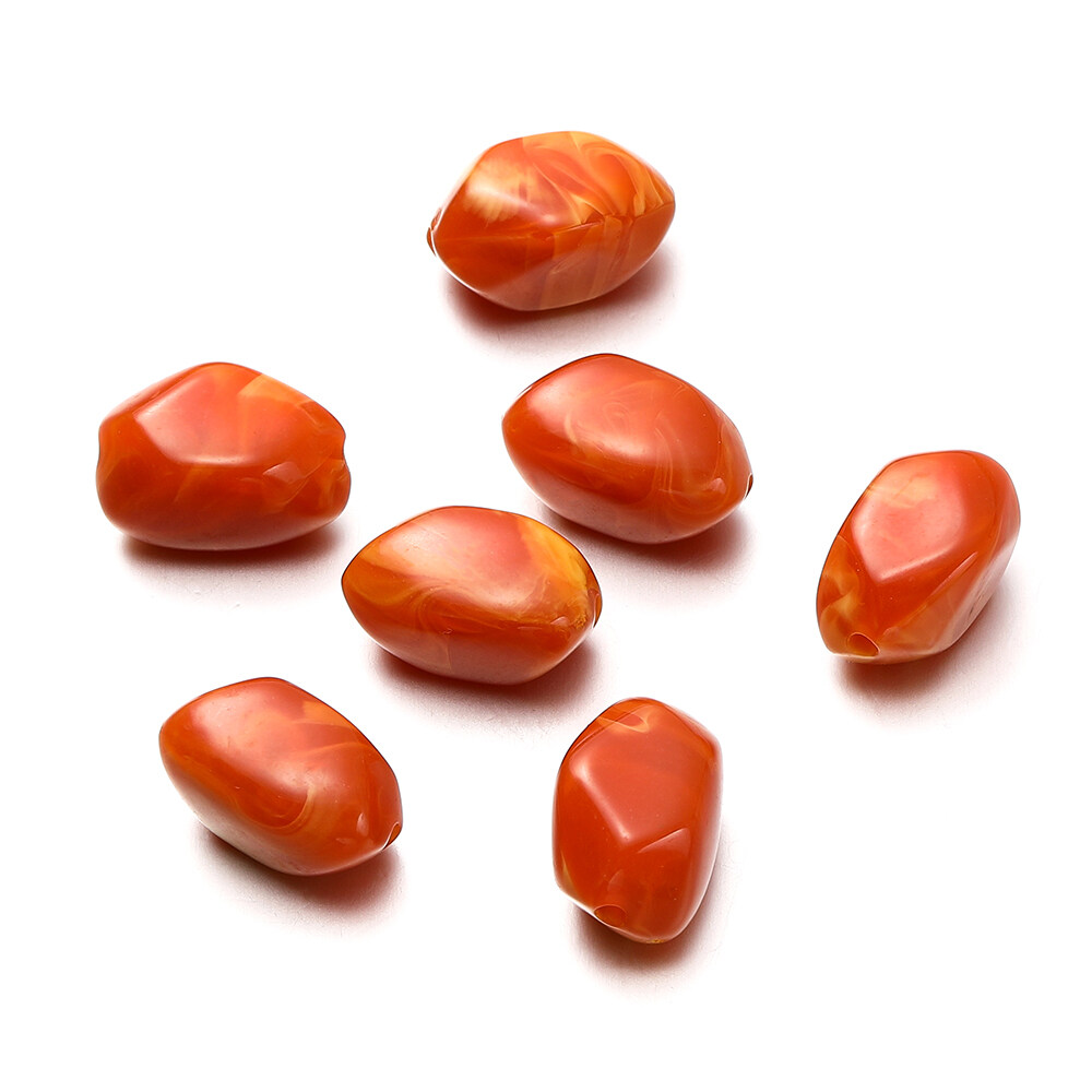 St.kunkka 10 chiếc hạt đá giả hình kim cương hạt không đều Acrylic 13x20mm cho Vòng tay tự làm trang sức vòng cổ làm phụ kiện trang sức