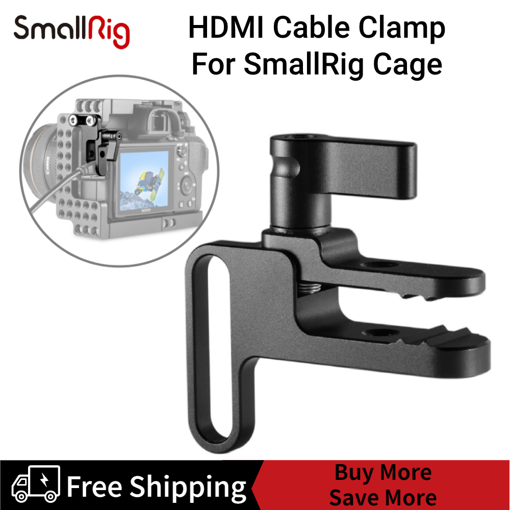 Smallrig khóa kẹp cáp hdmi tương thích với sony a7riii a7ii a7rii a7sii, lồng smallrig 2096/ 2176 /2014 /2087 /2103 /2098/ 2031 1679