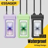 Essager Bao đựng điện thoại chống thấm nước màu dopamine không thấm nước trường hợp túi chống thấm nước áp dụng cho bên bờ biển công viên nước lướt sóng nổi và đi bè Túi Chống Nước túi đeo bảo vệ điện thoại bơi vỏ bọc chống thấm nước cho iphone17 16 Xiaom