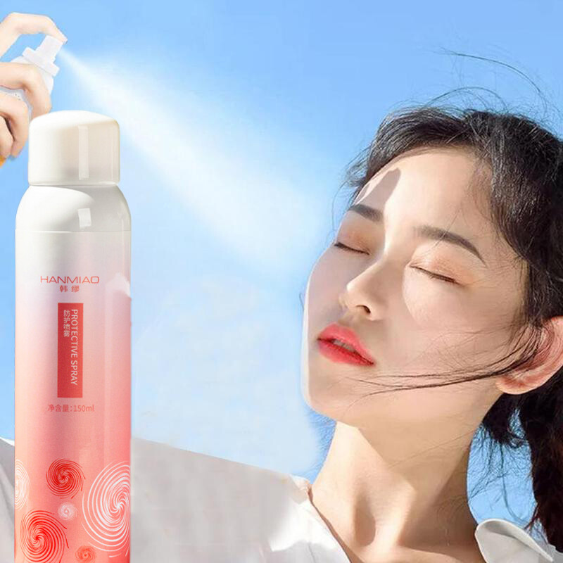 Gambar Sunscreen spray 150ml sunscreen isolation concealer anti ultraviolet refreshing oil control plant extracts nutrition skin care