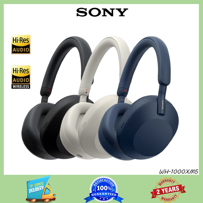 Sony -WH-1000XM5 Wireless Earphones with Bluetooth Earphones with Noise Cancellation Hi Res 30 Hour Playback ราคา 19,700 บาท*ส่งฟรี