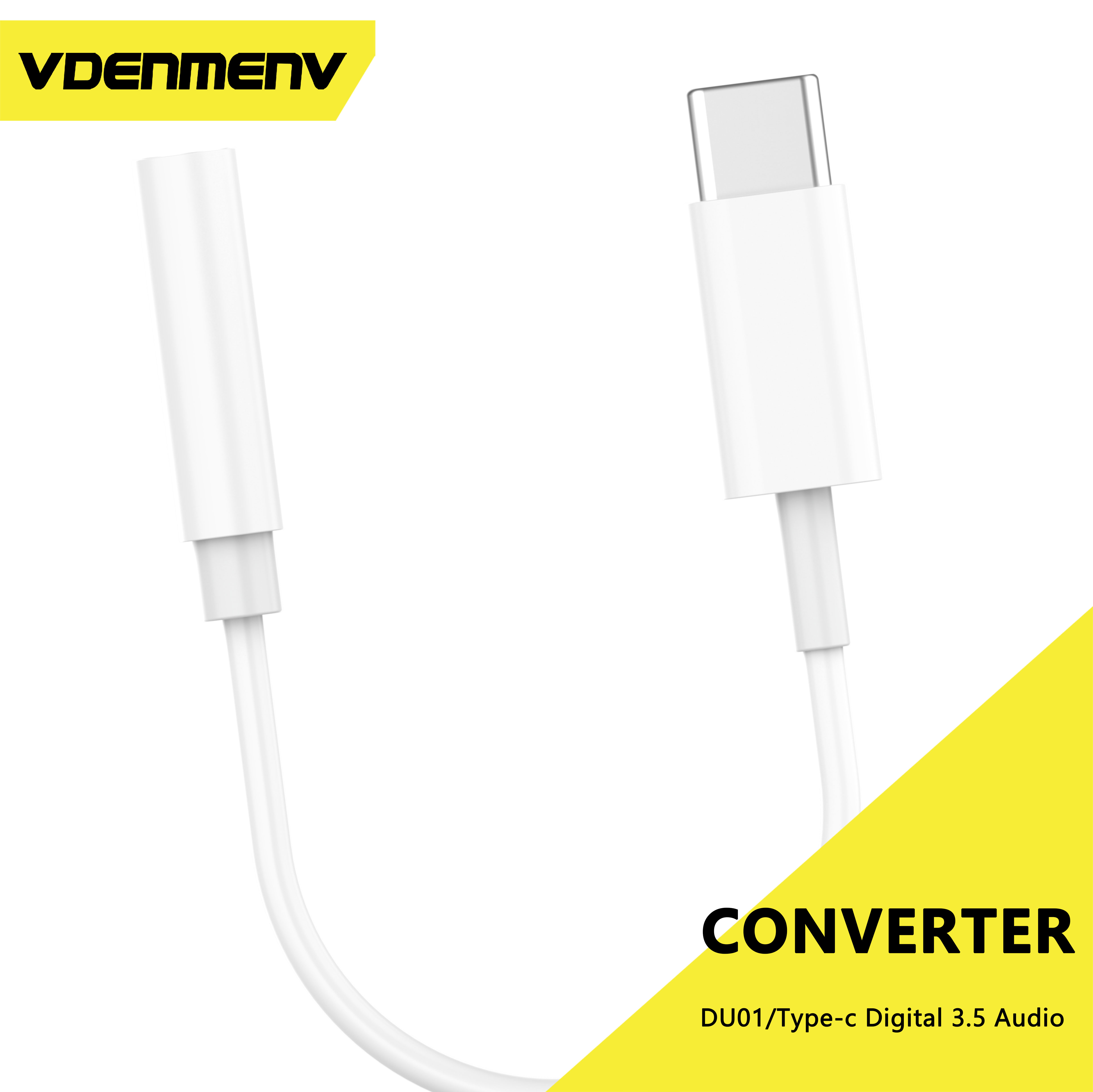 Vdenmenv du01 TYPE-C kỹ thuật số 3.5 bộ chuyển đổi tín hiệu âm thanh