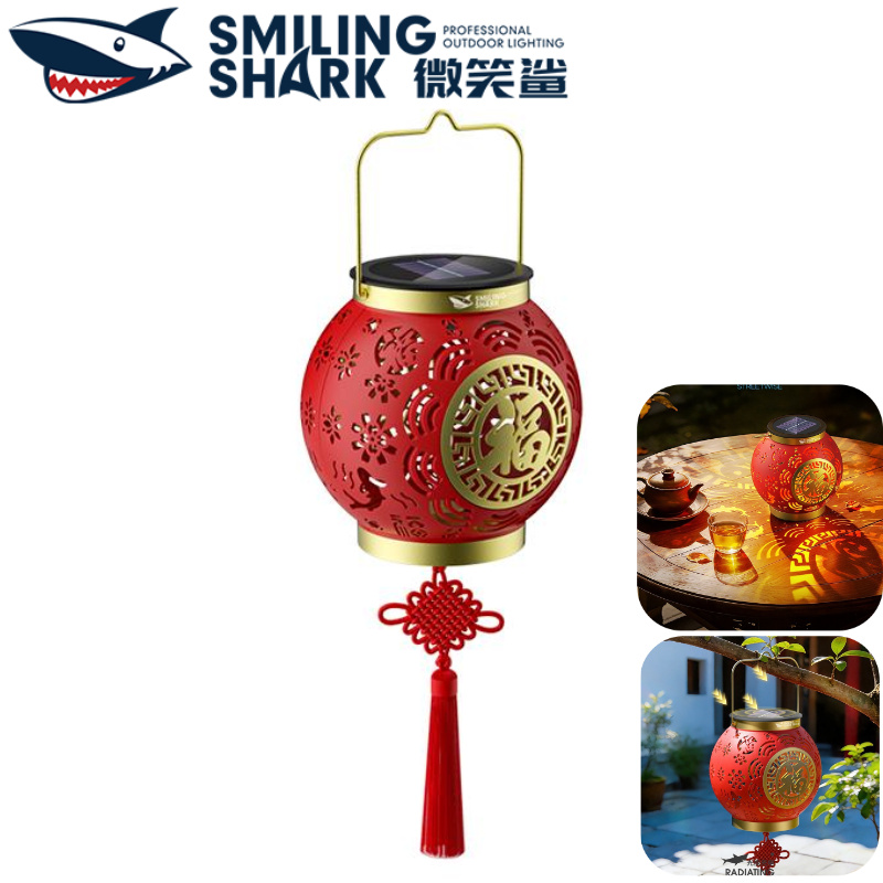 SMILING SHARK LED Wall Light Solar Energy Garden Light Optical Sensing USB Rechargeable Wall Lamp Waterproof Outdoor Household New Year Festivals BD085 ราคา 1,155 บาท*ส่งฟรี